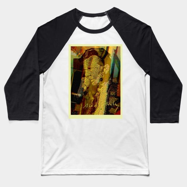 Aldous Huxley Baseball T-Shirt by mindprintz